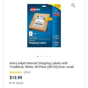Avery Shipping Labels